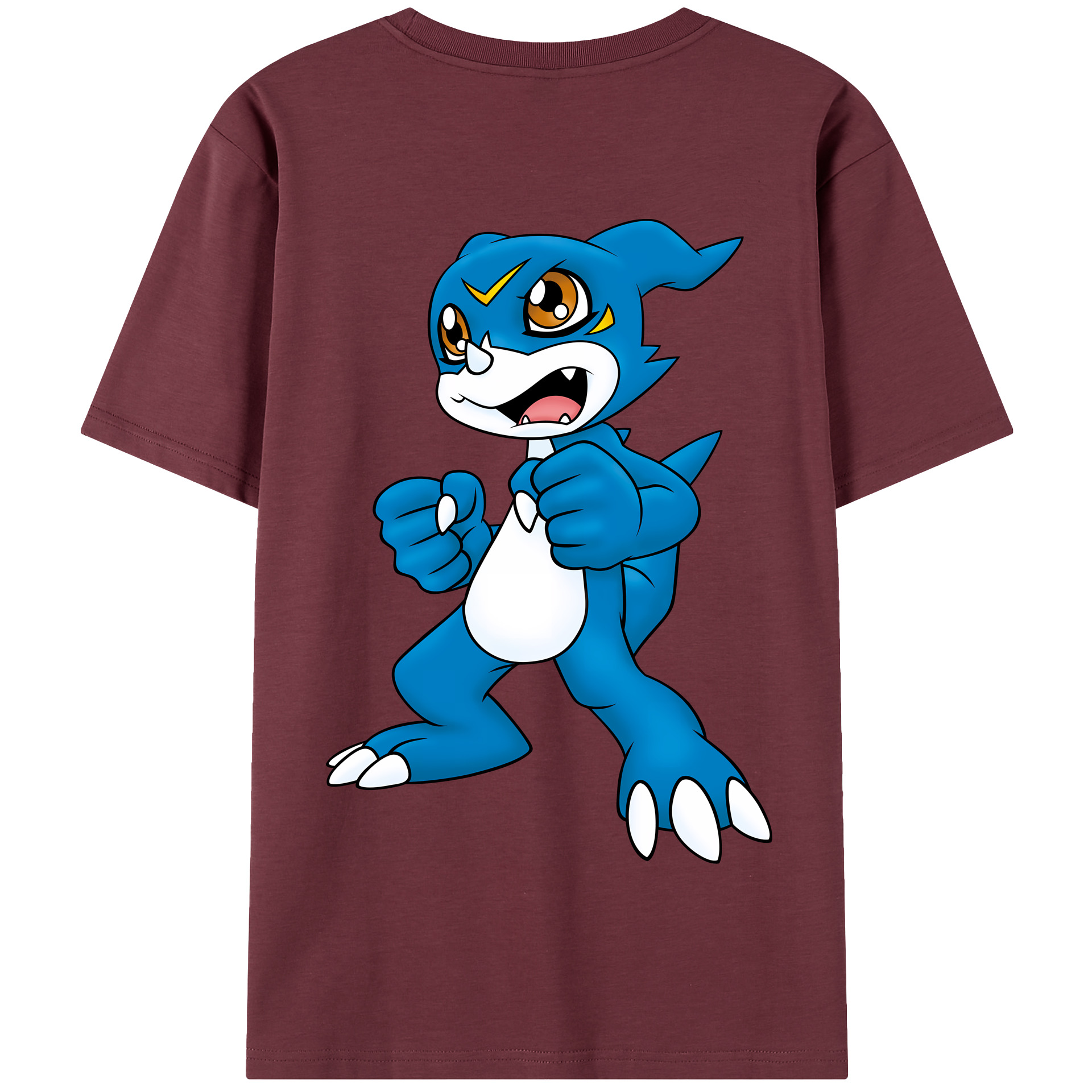 （画像用） Digimon デジタルモンスター/デジモン 綿100％半袖Tシャツ（背面プリント）